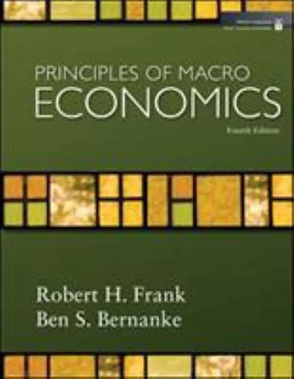 USED Book - Principles of Macro Economisc by Robert H. Frank (Paperback) - english