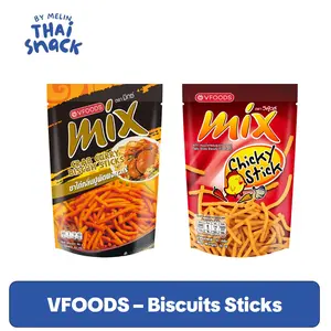 VFOODS - Biscuits Sticks - Convenient Sticks for Quick Snack Tasty Treat Ideal for School Work or Leisure