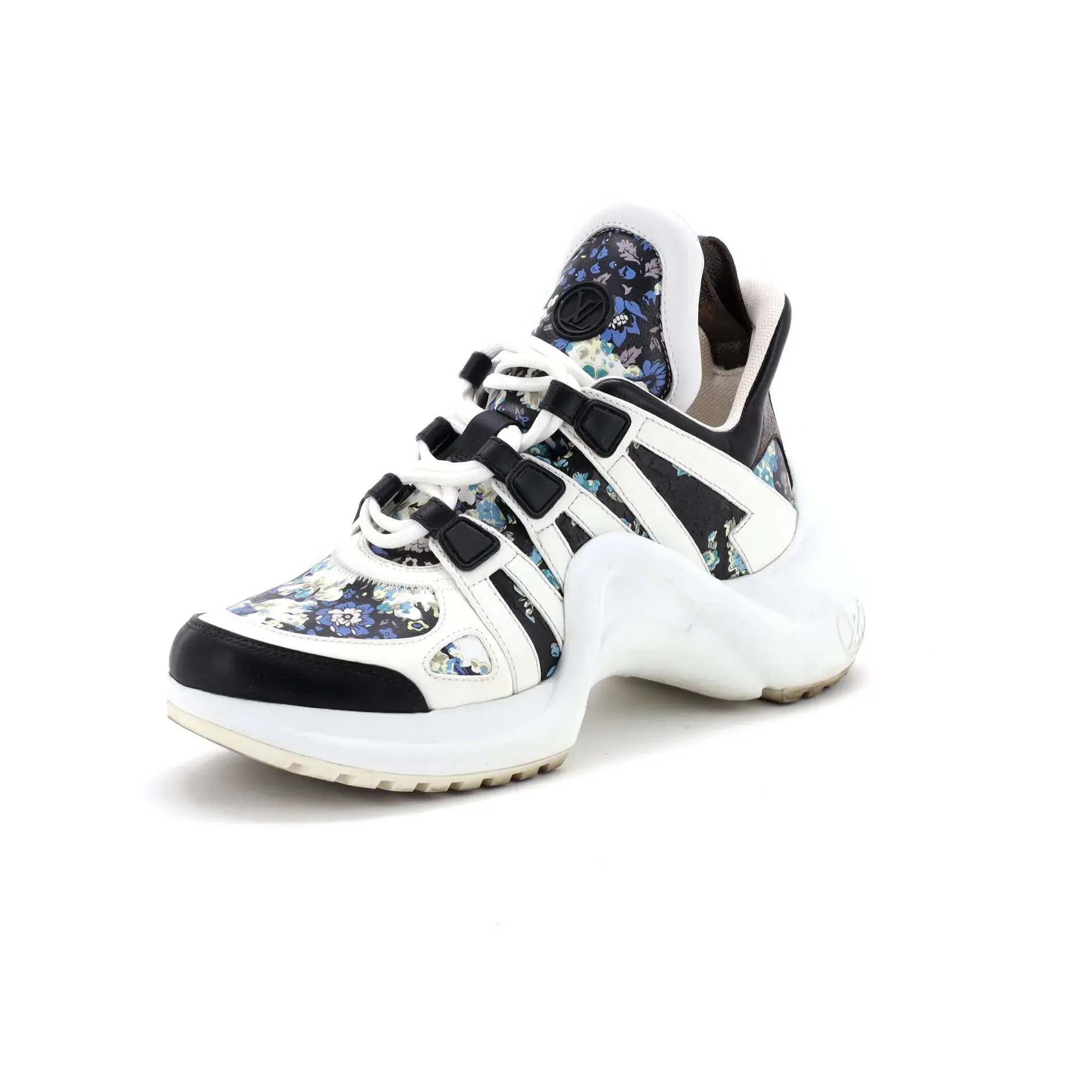 Pre-owned Louis Vuitton Women's LV Archlight Sneakers Printed Leather by Rebag
