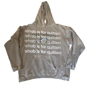 REHAB IS FOR QUITTERS DUCK HOODIE
