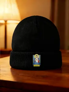 Champion Knitted hat Saint Freddie Print Breathable Unisex Design for Warm and suitable for winter Casual Wear Trendy Couple Matching Hat with Moisture-Wicking Fabric