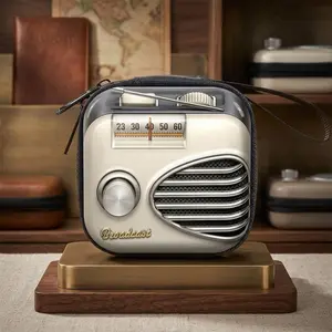 Vintage Cassette Tin Storage Pouch - Keychain & Anti-Lost Earbud Holder 3-in-1, Coin Slot & Quick Release Loop, 6 Styles, Retro EDC Gear, Creative Gift for Enthusiasts