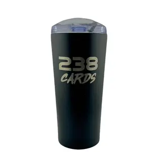 238 Cards Black 20 Ounce Stainless Steel Tumbler