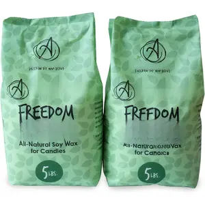 Freedom  Wax Beads for Candle Making -  Candle Making Supplies - Paraffin-Free, Beeswax-Free Candle Wax for Container Candles, Tealights and Wax Melts, 10 lbs