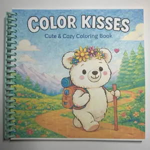 Color Kisses: Cute & Cozy Coloring Book with 23 Adorable Pages Inspired by Ice Cream Truck for All Ages