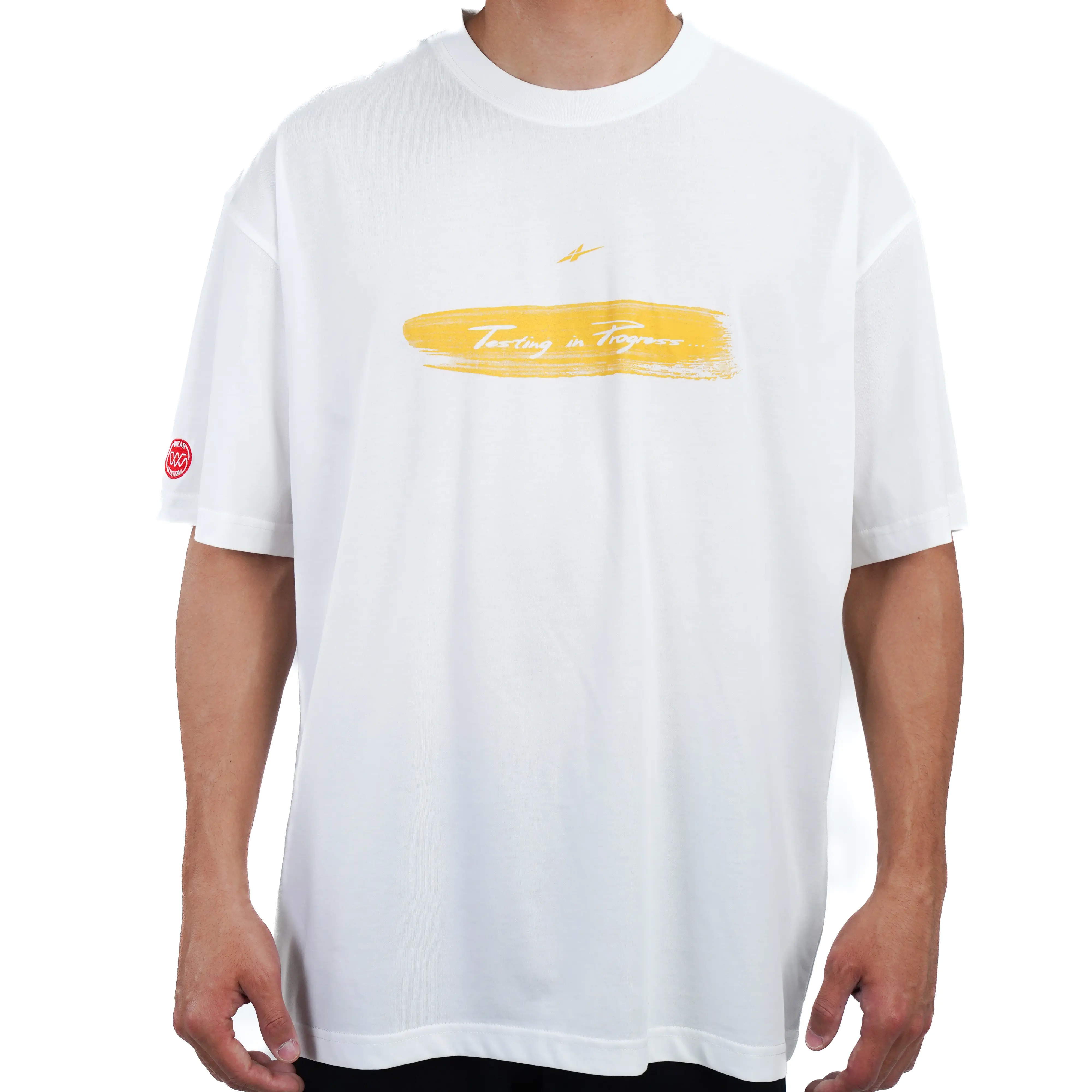 SPO ALLDAY Oversized T-Shirt, Relaxed Fit, Moisture-Wicking DryLite Fabric, Men's Athletic Tee for Sport Basketball Gym Training Practice & Everyday Wear, Black & White, BackToSchool,back to school,back to school haul