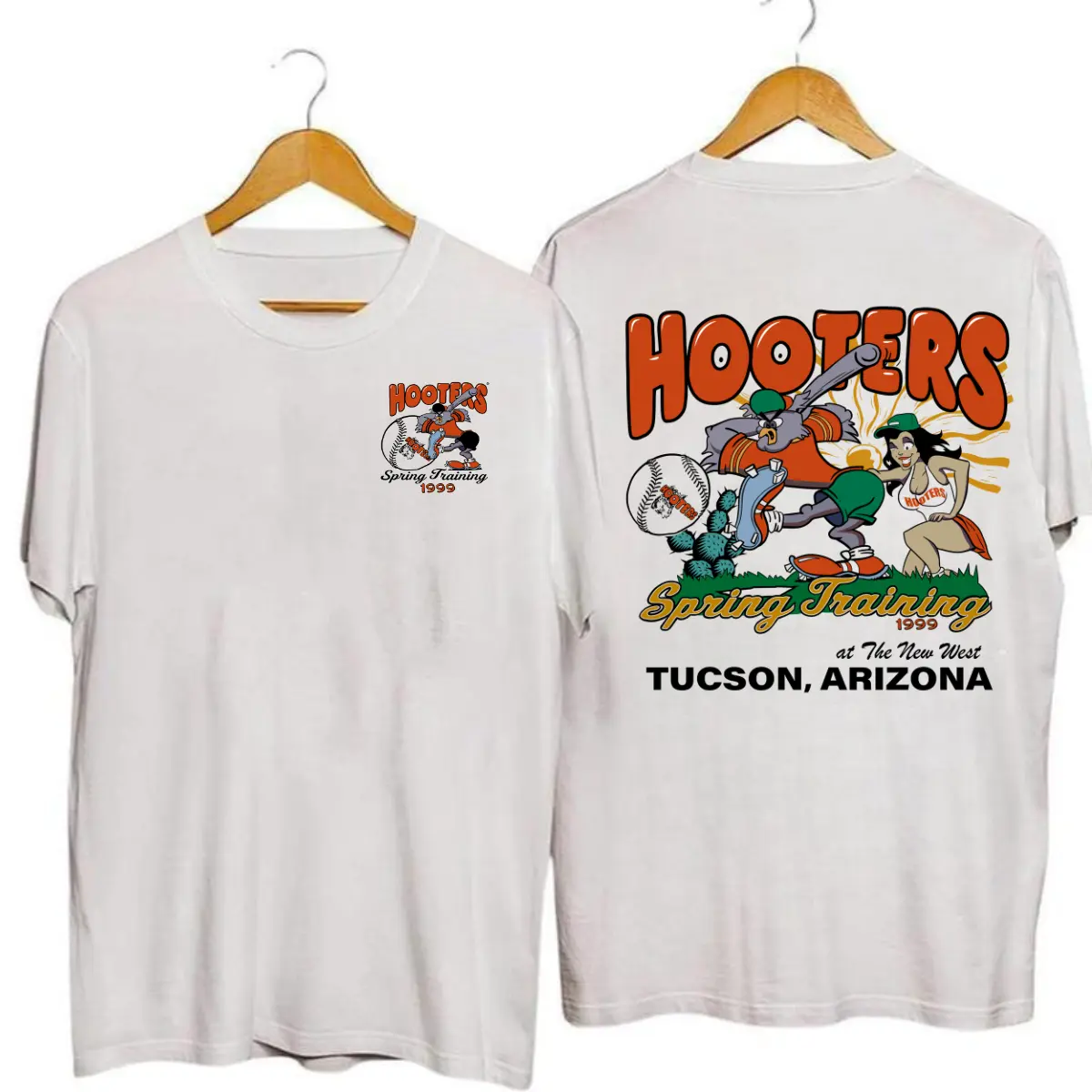 Vintage Hooters Spring Training Tshirt,  Hooters Training Shirt