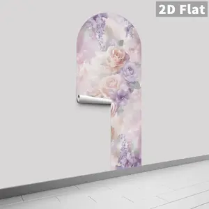Self Adhesive Curved Wallpaper, Removable Vinyl, No Glue Needed, Easy Cutting, DIY Theme Wall Decor, Universal Use