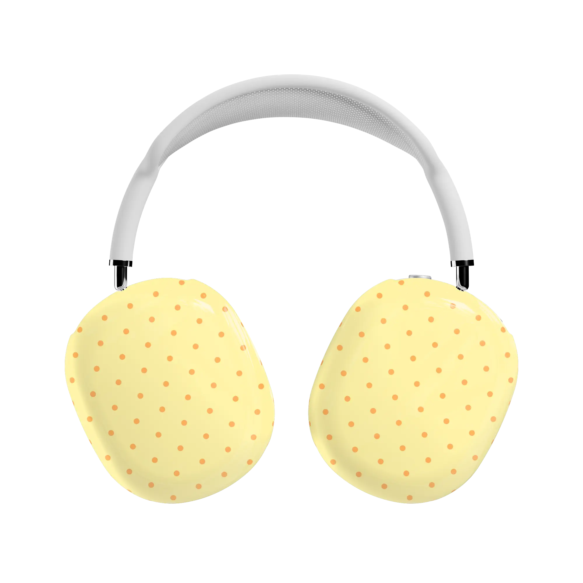 Casely AirPods Max Case | Snap-On Hard Shell Covers | On the Dot | Yellow Polka Dot