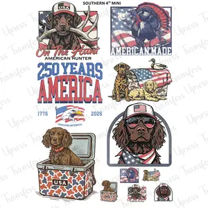 Southern 4th Mini DTF Transfer Gang Sheet 24.5" wide x 36" long. Direct To Film Mini Gang Sheet