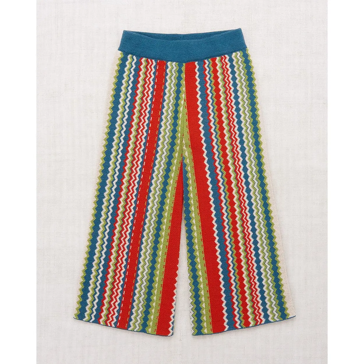 Kingston Pant in Atlantic Zigzag Jacquard