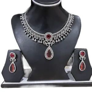 Traditional AD necklace with matching earrings