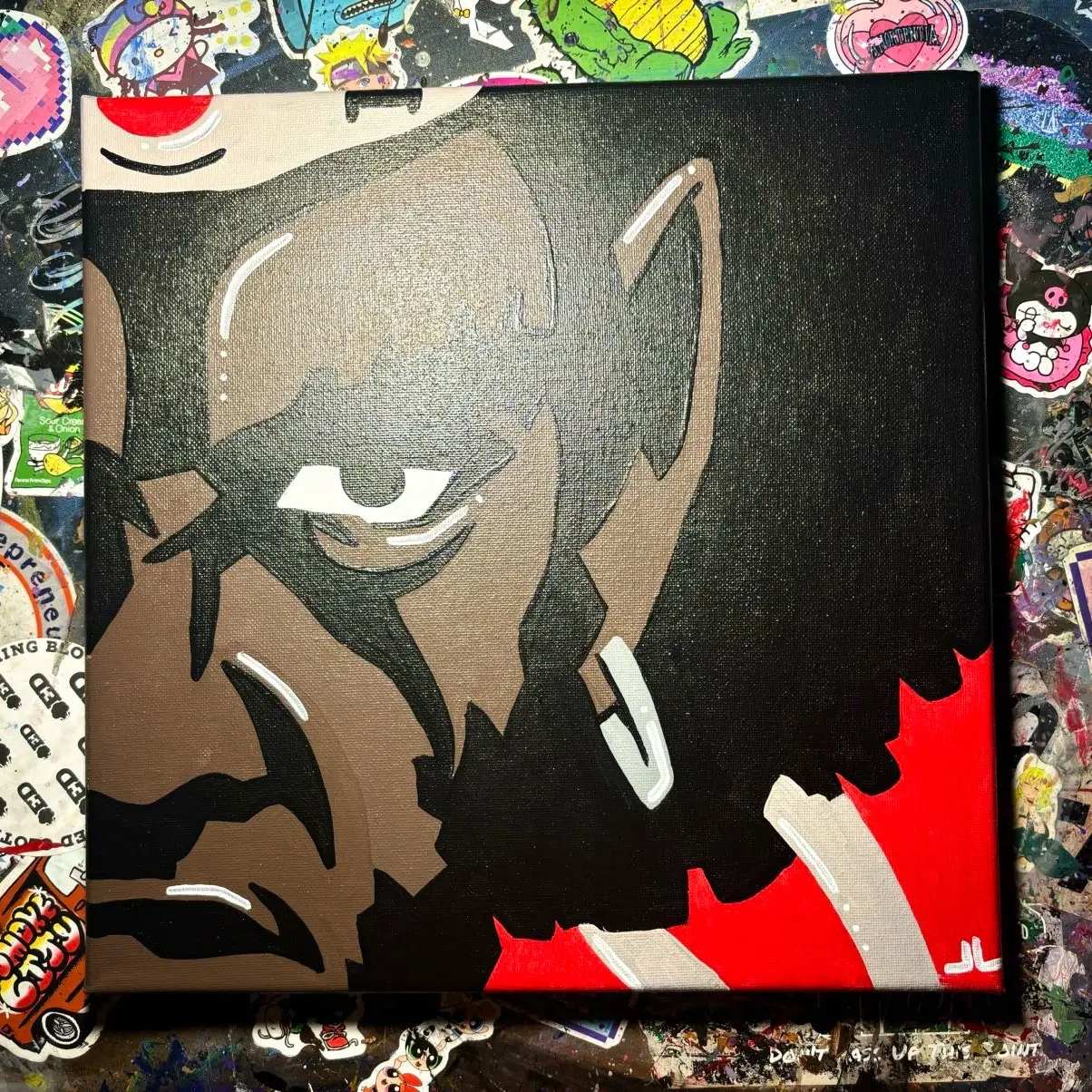 Afro Samurai Canvas Painting Anime Artistic Decor