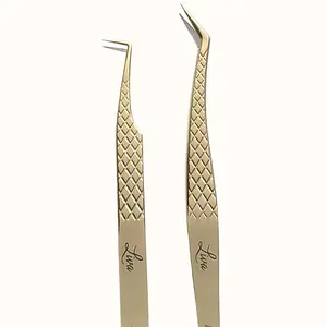 Fiber Tip Tweezers for Eyelash Extensions 1 pair