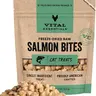 Salmon Bites Cat Treats, 1.1 oz | Freeze-Dried Raw | Single Protein | Grain Free, Gluten Free, Filler Free