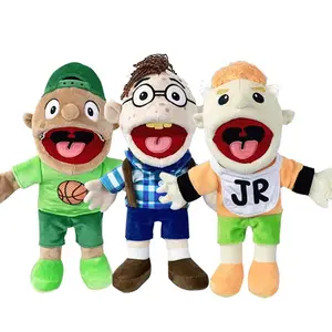 40cm Jeffy Hand Puppet Plush Children Soft Doll Talk Show Party Props Christmas Doll Plush Toys Puppet Kids Birthday Gifts