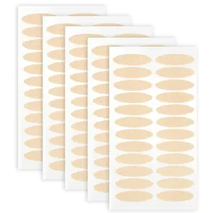 Breathable Fiber Lace Double Eyelid Tapes, 240pcs Self-adhesive Double Eyelid Tapes For Women And Girls