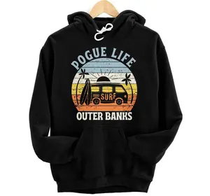 Outer Banks Pogue Life Shirt OuterBanks Surfboard Van OBX Pullover Hoodie