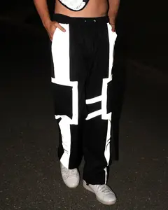 Aftershock Men's Silver Reflective Cargo Pants