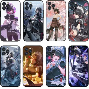 Zenless Zone 0 Ellen Joe Game Character Collage Phone Casing, Transparent Electroplate TPU Shockproof Cover for iPhone 17 Pro Max,16,15,14 Pro Max Plus,13,12,11 & Samsung S23,S24,S25,S26 Ultra Devices, Ideal Birthday Valentine Gifts