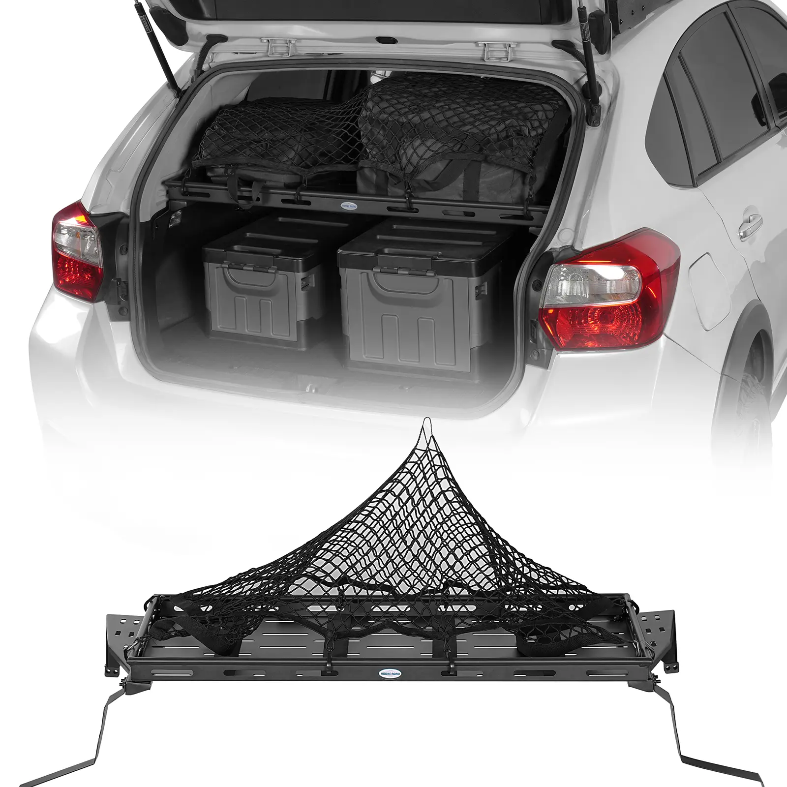 Hooke Road Steel Interior Cargo Rack, Car Accessory, Car Interior Kit for 2013-2017 Subaru XV Crosstrek