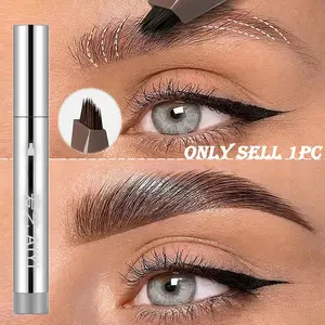 Long-Lasting Waterproof Sweatproof Eyebrow Pencil, Precise Fine Tip, Precisely Sculpted Brows, No Clumping, Easy Application, Perfect for Beginners