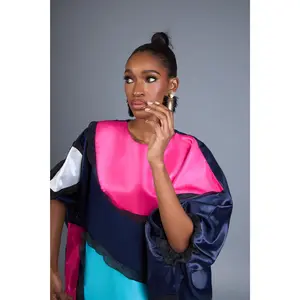 ONA KAFTAN GOWN - NAVY