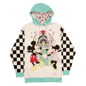 Mickey & Minnie Date Night Diner Jukebox Unisex Hoodie