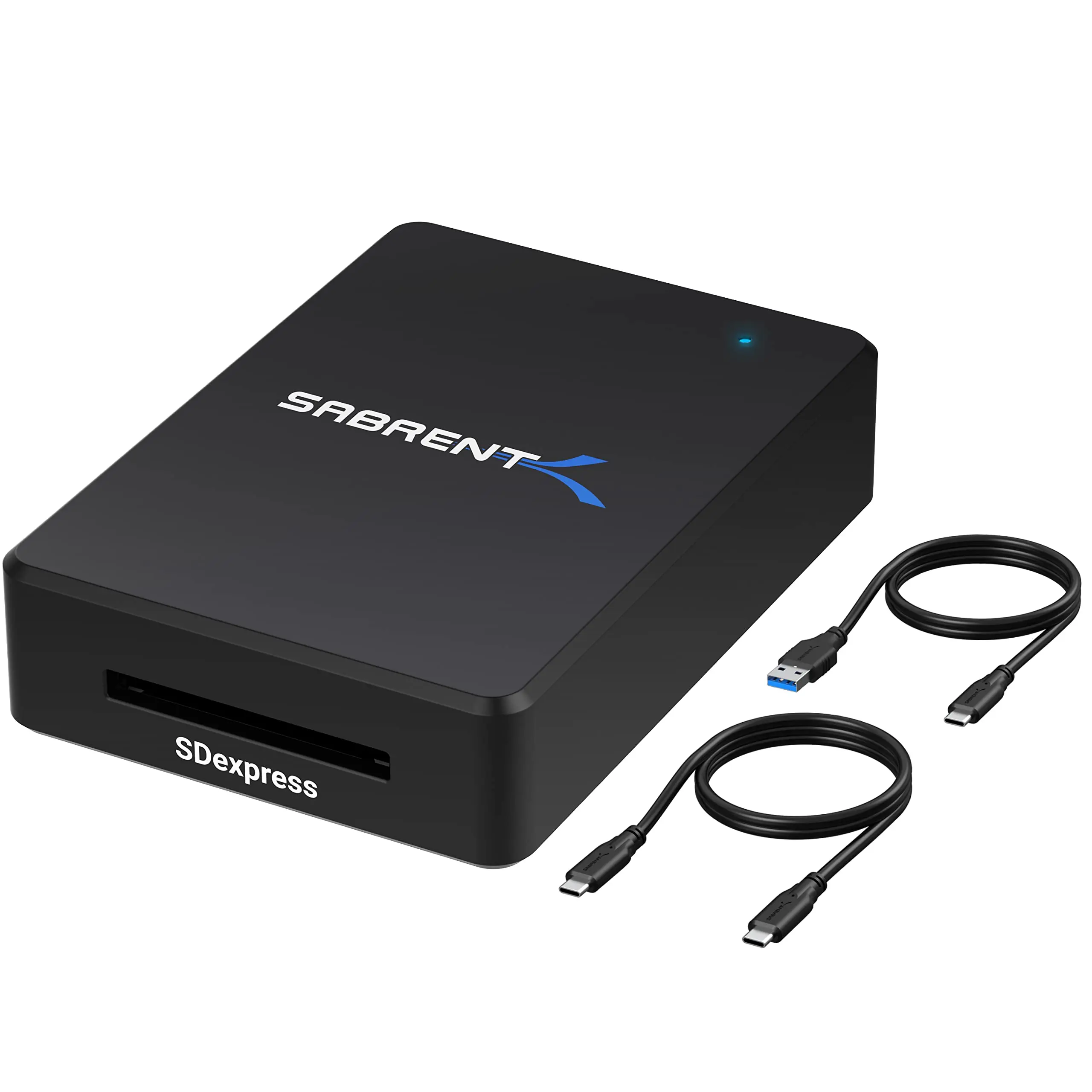 Sabrent USB 3.2 Type-C and Type-A to SD Express 7.1 Card Reader for Fast Data Transfer