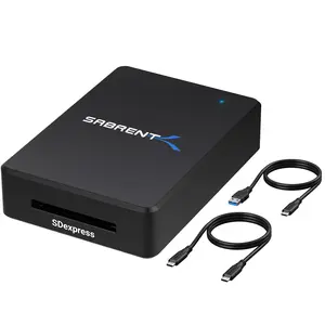 Sabrent USB 3.2 Type-C and Type-A to SD Express 7.1 Card Reader for Fast Data Transfer