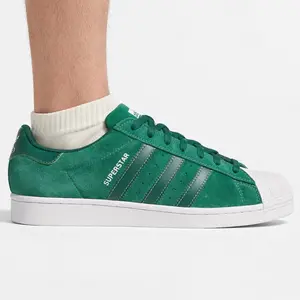 Adidas Men's Green Superstar ADV Sneakers, JQ1103 (No Box)