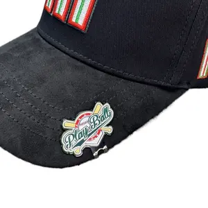 Hat M Mexico Black Patches