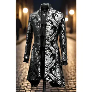 ORDER OF THE DRAGON COAT - SILVER/BLACK TAPESTRY