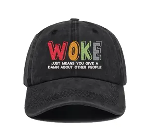 Woke Embroidered Hats, Woke Is Not An insult Embroidered Hats, Human Right Hat, Feminist Hat, Social Equality, Woke hat