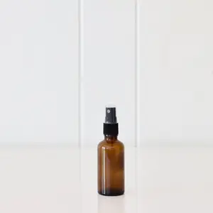 Amber Glass Apothecary Small Spray Bottle - 2 oz