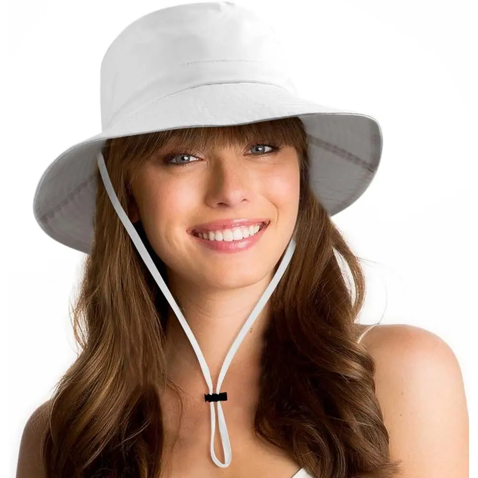 Sun UPF 50+ Bucket Hat UV Protection Packable Brimmed Boonie for Women Men Summer Lightweight Hiking Outdoor Cap
