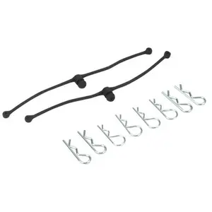 DuBro Body Klip Retainers w/Body Clips (Assorted Colors)