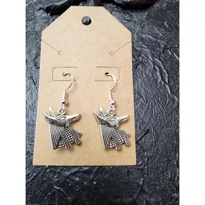 Anubis earrings