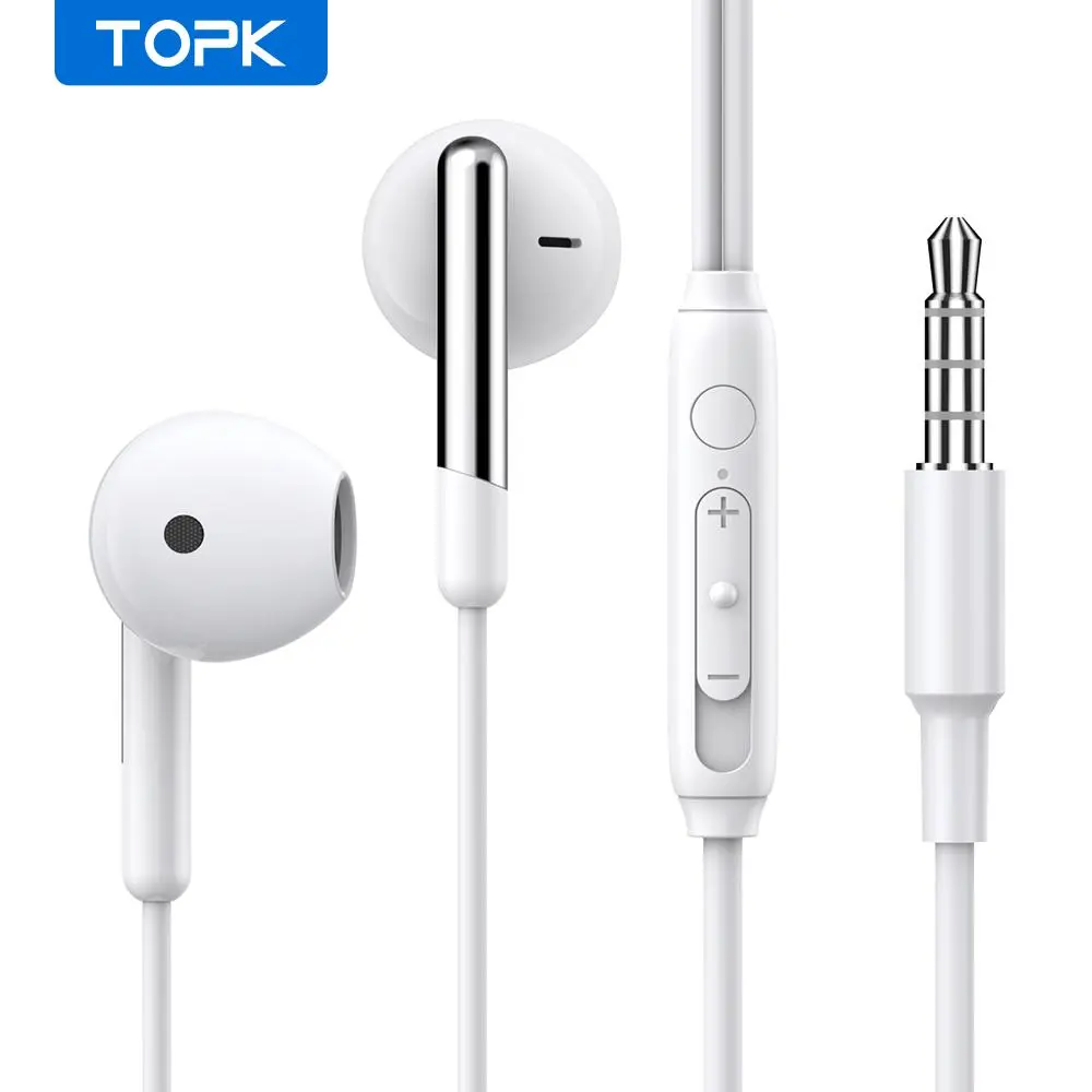 Wired Headphone, Ear Headphones, HD Audio Quality & Noise Reduction Earphone, Universal High Quality Gaming Earbud Headset for Phone & Laptop & Desktop, Wired Earbuds, In Ear Design, Headphone With Mic