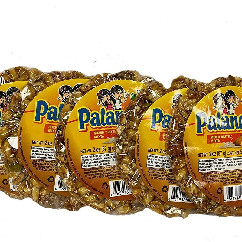 MDM PALANQUETA MIXED BRITTLE MIXTA 1/PC/2PC/5PC BUNDLE 2OZ