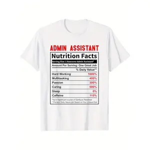 Receptionist Thank You Shirt – Unisex Short Sleeve T-Shirt, Loose Fit, Made from 100% Cotton