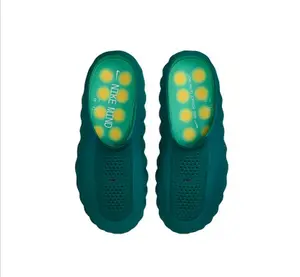 Teal & Yellow! Ultra-Lightweight Slide-On Sneakers with Sensory Nodes