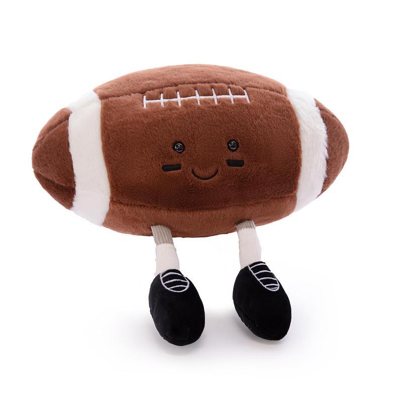 11inch Stuffed Sports Balls Toy Creative FootbalDoll Fun Cute Plush Doll Toy Plush StuffedSpherical Soft Toys Sports Throw PillowCushionKids Gift bubble stuffedanimal