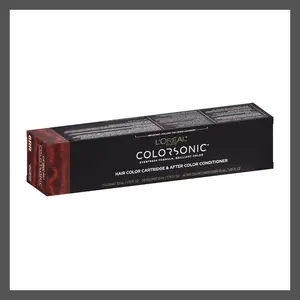 L'Oreal Paris Colorsonic Ammonia-Free Permanent Hair Color Cartridge Kit - Salon-Quality, Brush-Enabled Haircare for Retouching - Light Brown Intense Red 6RR - Device Sold Separately