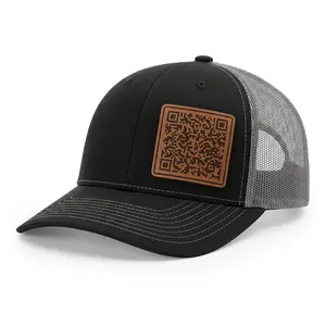 Show Me Them T’S Qr Code Hat – Funny Leather Patch Snapback Hat, Trucker Cap, Bold Humor Meme Hat, Viral Funny Gift For Him, Trendy Statement Cap