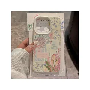 Elegant Floral Bow Patterns Suitable For TPU Cases Designed For Iphone 16 Pro Max, Compatible With For Iphone 16 Pro Max/14/16 Plus/15/13 Pro/12/11, Stylish And Protective Business Anti-Drop