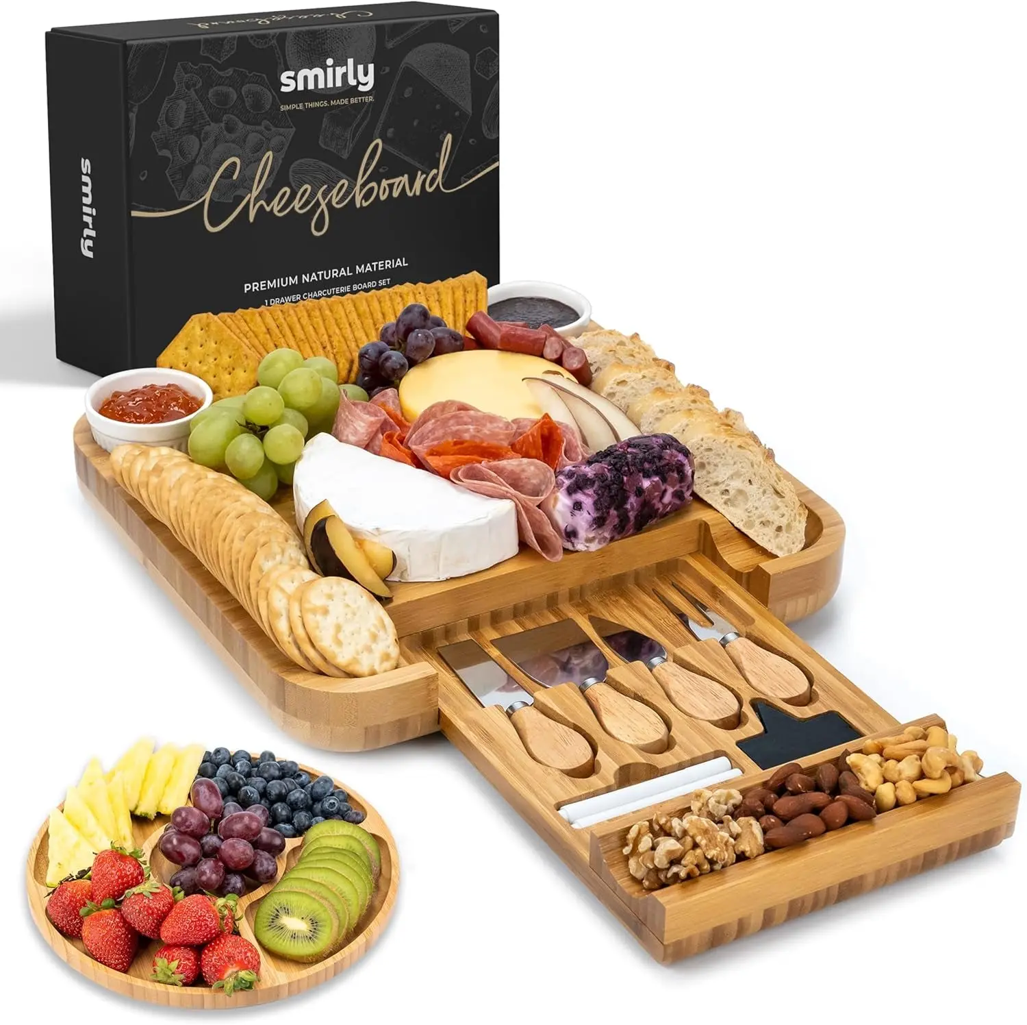 The Entertainer's Board — Bamboo & Slate