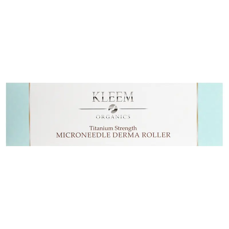 Kleem Organics Microneedle Derma Roller, Titanium Strength, 1 Roller