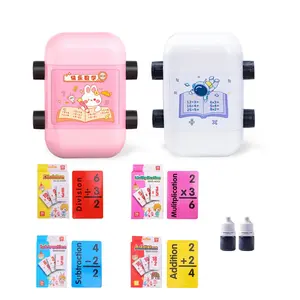 Math Stamp Roller Addition Subtraction Multiplication Division, Teacher Stamps for Kids Handwriting, Math Equations, Custom Stamp Math Problems Math Cards