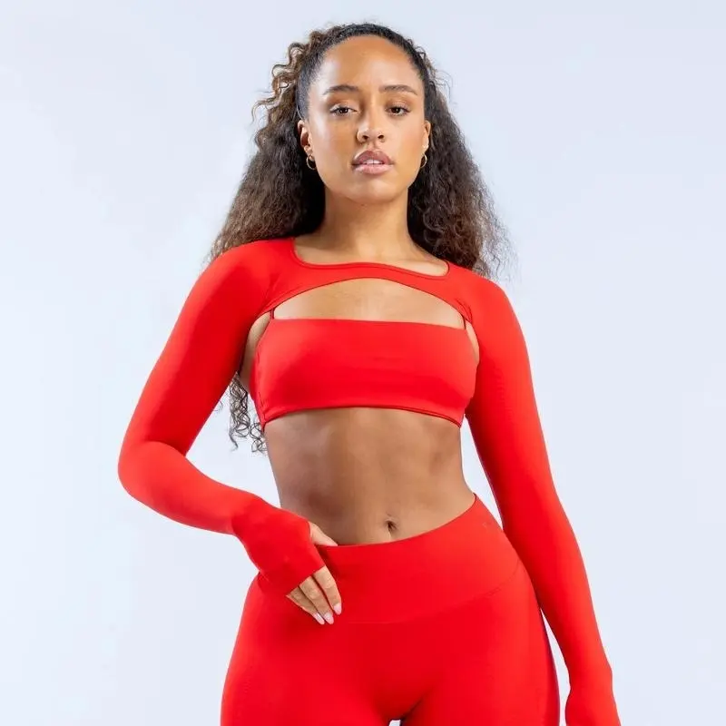 2026 New Unisex Soft & Comfortable Fit Plain Fashion Defy Long-Sleeve Shrug, Sports & Outdoor Clothing Accessory